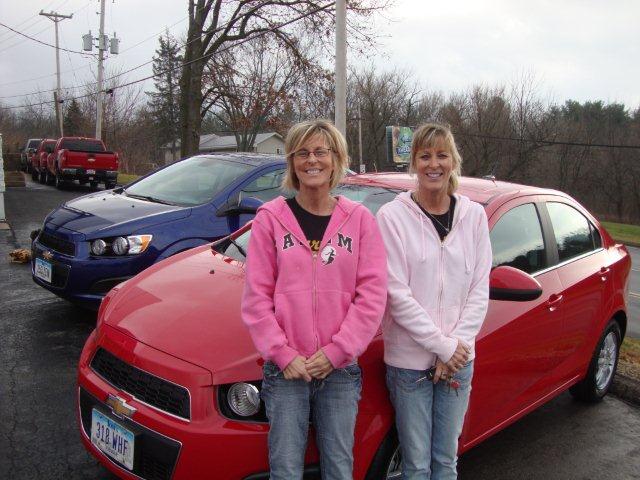  Pam and Pat M. and their 2012 Chevrolet Sonic.